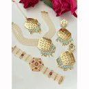 FS Collection Austrian Stone And Pearl Jewellery Combo Set