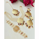 FS Collection Austrian Stone And Pearl Jewellery Combo Set