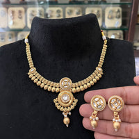 FS Collection Classic Pota Stone Necklace Set