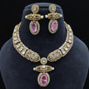 FS Collection Designer Polki Kundan Choker Necklace Set