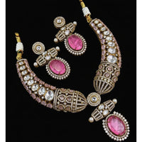 FS Collection Designer Polki Kundan Choker Necklace Set