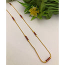 FS Collection Royal Pearl Beaded Long Necklace