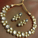 FS Collection Traditional Pota Stone And Meenakari Designer Necklace Set