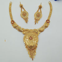 FS Collection Royal Forming Meenakari Designer Necklace Set