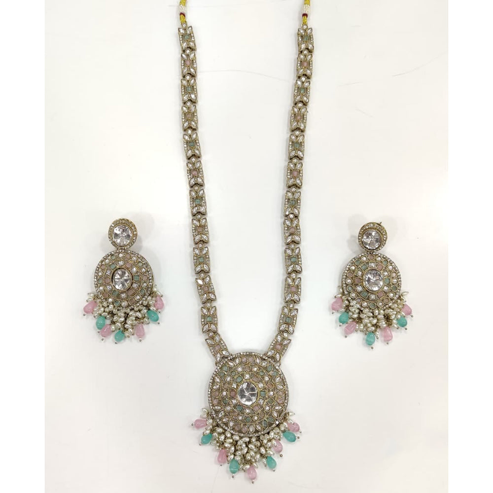 FS Collection Heritage Pota Stone Pearl And Beaded Necklace Set