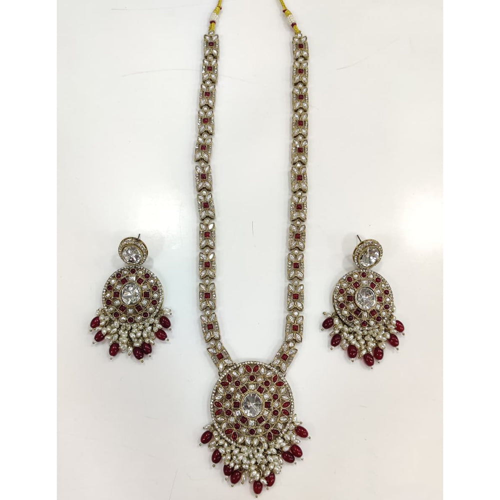 FS Collection Heritage Pota Stone Pearl And Beaded Necklace Set