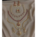 FS Collection Luxury Pota Stone And Austrian Party Wear Combo Set