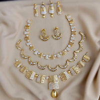 FS Collection Royal Austrian Stone Jewellery Combo Set