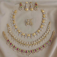 FS Collection Royal Austrian Stone Jewellery Combo Set