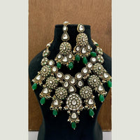 FS Collection Heritage Kundan Stone Pearl And Beads Designer Necklace Set