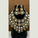 FS Collection Heritage Kundan Stone Pearl And Beads Designer Necklace Set