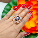 FS Collection Luxury American Diamond Statement Rings