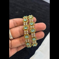 FS Collection Classic American Diamond Bangles Set