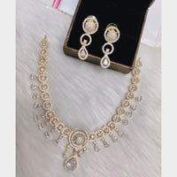 FS Collection Exclusive American Diamond Necklace Set