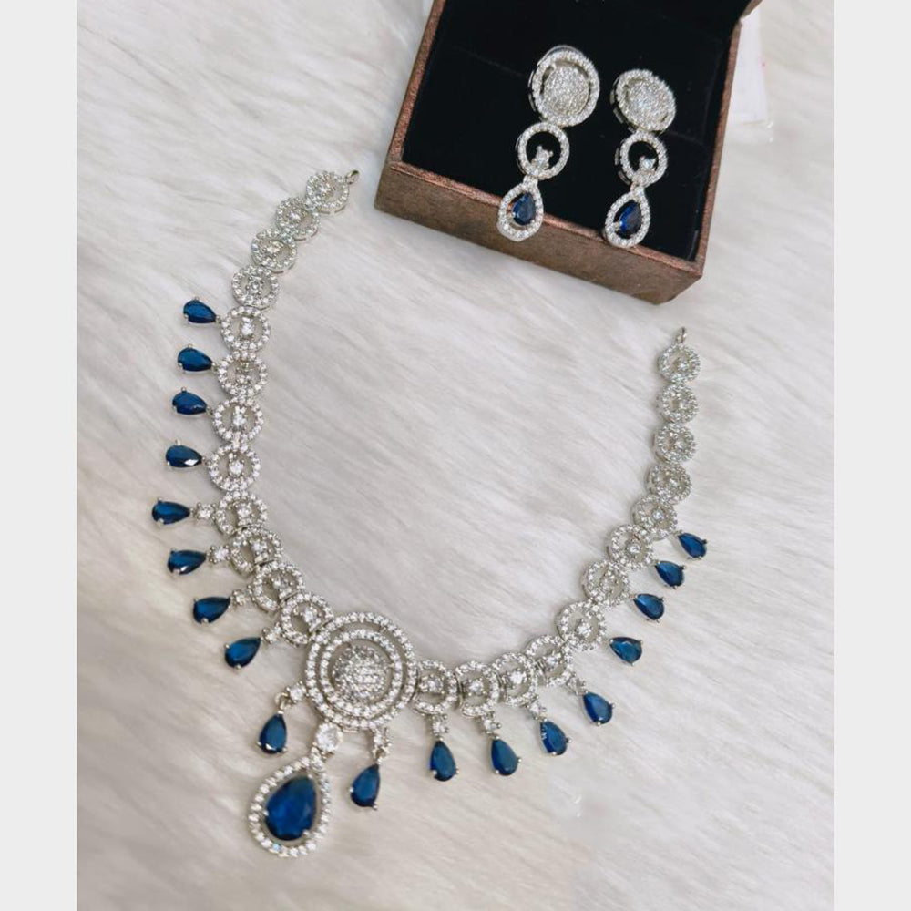 FS Collection Exclusive American Diamond Necklace Set