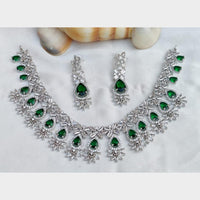 FS Collection Exclusive American Diamond Necklace Set