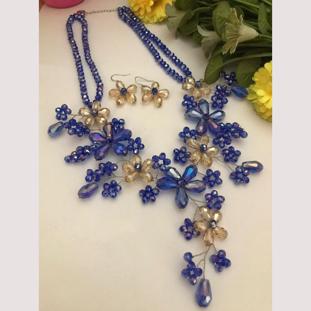 FS Collection Classic Designer Jewellery Necklace Set 