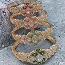 FS Collection Designer Polki Kundan Openable Kada Bracelet