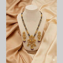 FS Collection Modern Ethnic Pota Stone And Beads Mangalsutra