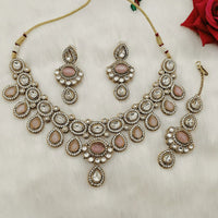 FS Collection Graceful Pota Stone Necklace Set