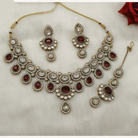 FS Collection Graceful Pota Stone Necklace Set