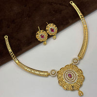 FS Collection Glamorous Austrian Stone Elegant Necklace Set