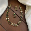 FS Collection Glamorous Crystal Stone Necklace Set