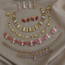 FS Collection Royal Austrian Stone Jewellery Combo Set