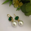 FS Collection Crystal Stone Designer Hook Earrings