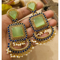 FS Collection Pota Stone Designer Dangler Earrings