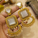 FS Collection Pota Stone Designer Dangler Earrings