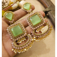 FS Collection Pota Stone Designer Dangler Earrings