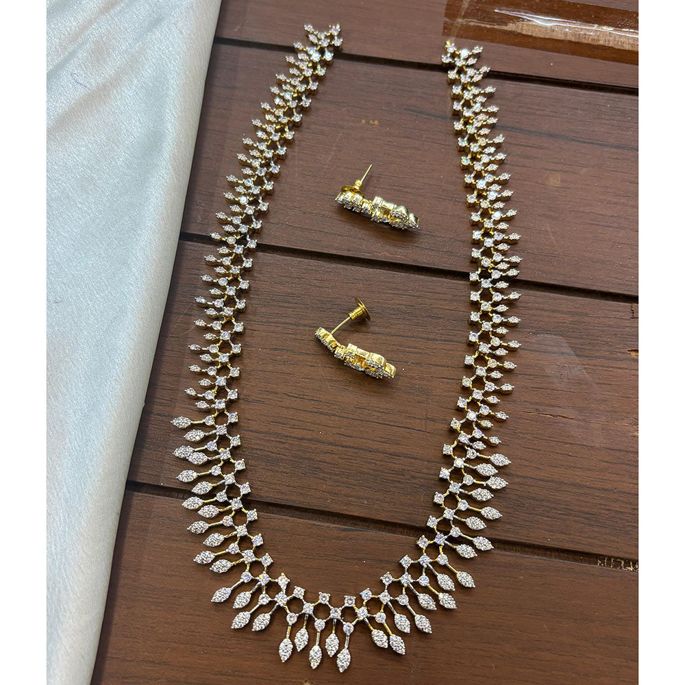 FS Collection Austrian Stone Designer Long Necklace Set