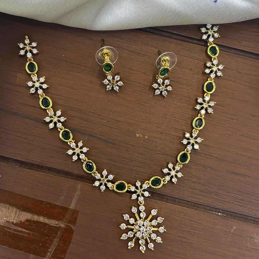 FS Collection Premium Austrian Stone And Crystal Stone Necklace Set