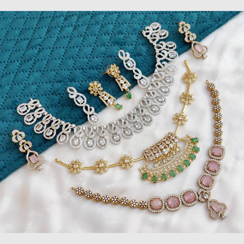 FS Collection Royal Austrian Stone Jewellery Combo Set