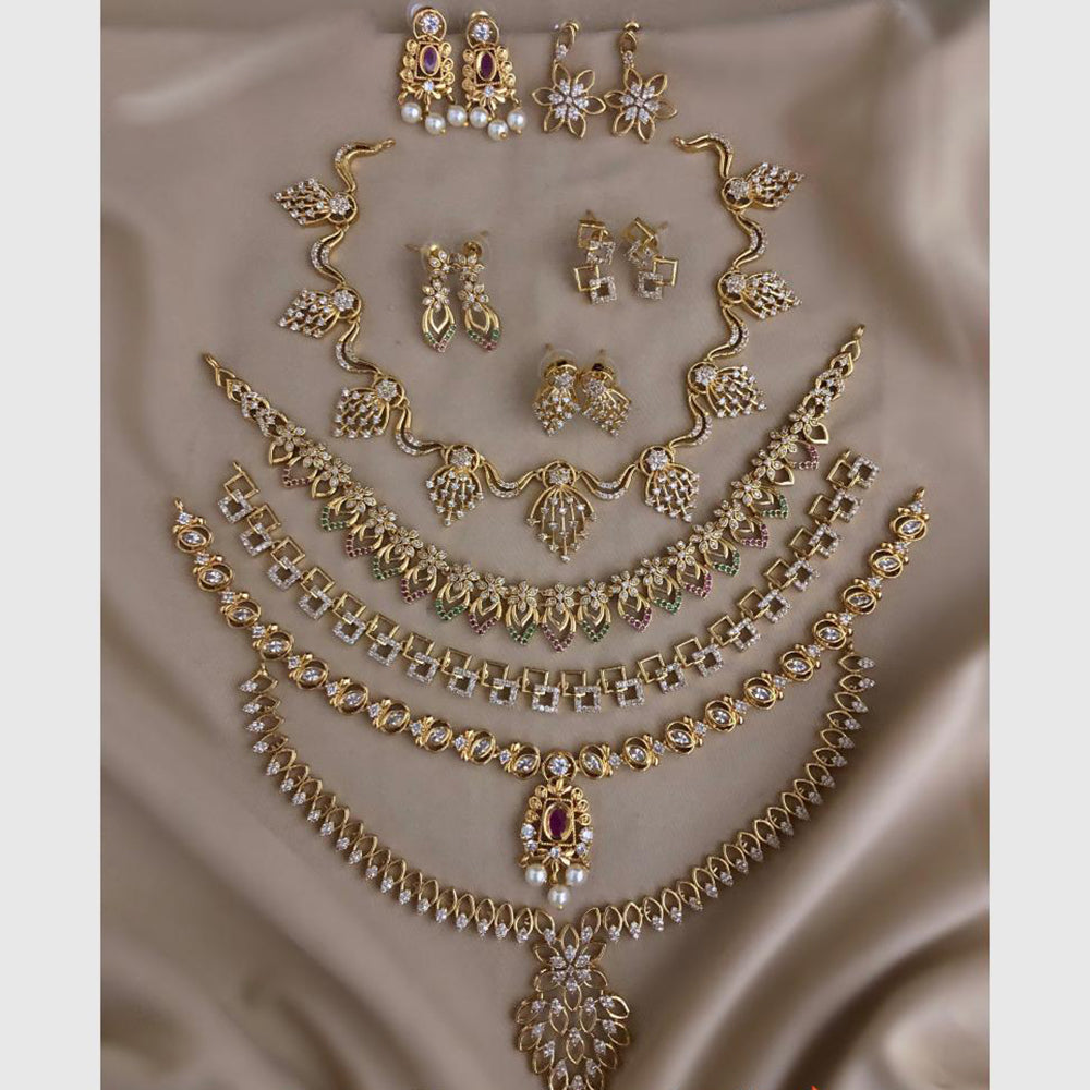 FS Collection Royal Austrian Stone Jewellery Combo Set
