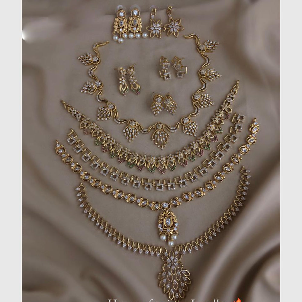 FS Collection Royal Austrian Stone Jewellery Combo Set