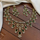 FS Collection Gold Plated AD Stone Necklace Set