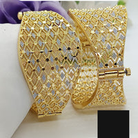 FS Collection Traditional  Gold Plated Openable Bangles Set