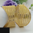 FS Collection Traditional  Gold Plated Openable Bangles Set
