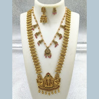 FS Collection Grand Pota Stone Temple Double Strand Necklace Set