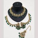 FS Collection Elegant Crystal Stone And Beads Necklace Set
