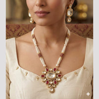 FS Collection Elegant Pota Stone And Beads Necklace Set