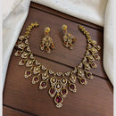 FS Collection Sparkling American Diamond Jewellery Set for Women