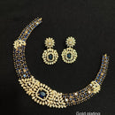 FS Collection Sparkling American Diamond Jewellery Set for Women
