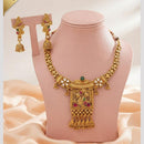 FS Collection Classic Pota Stone And Pearl Necklace Set
