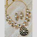 FS Collection Classic Kundan Stone Necklace Set