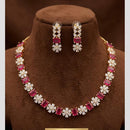 FS Collection Dazzling American Diamond Necklace Set