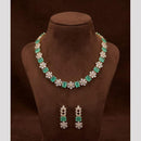 FS Collection Dazzling American Diamond Necklace Set