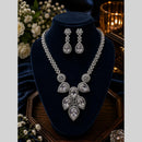 FS Collection Royal Look American Daimond And Austrian Stone Necklace Set